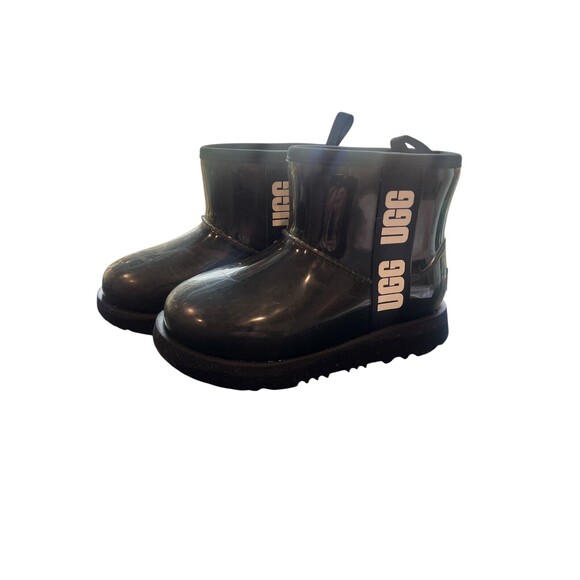 Ugg Other - Ugg Girl’s Classic Clear Mini Black Bootie Size 11